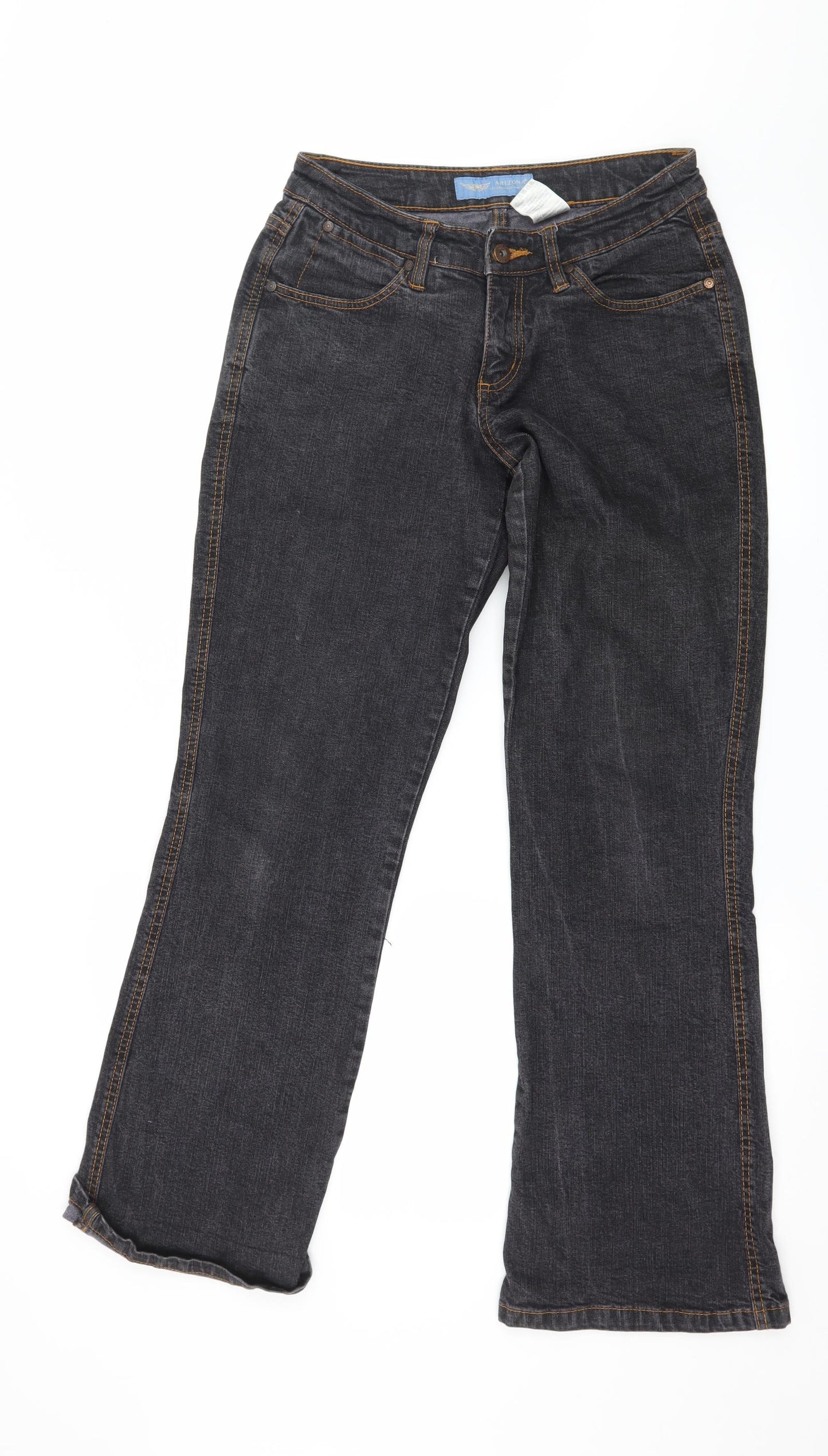 AriZona Womens Grey  Denim Bootcut Jeans Size 10 L29 in