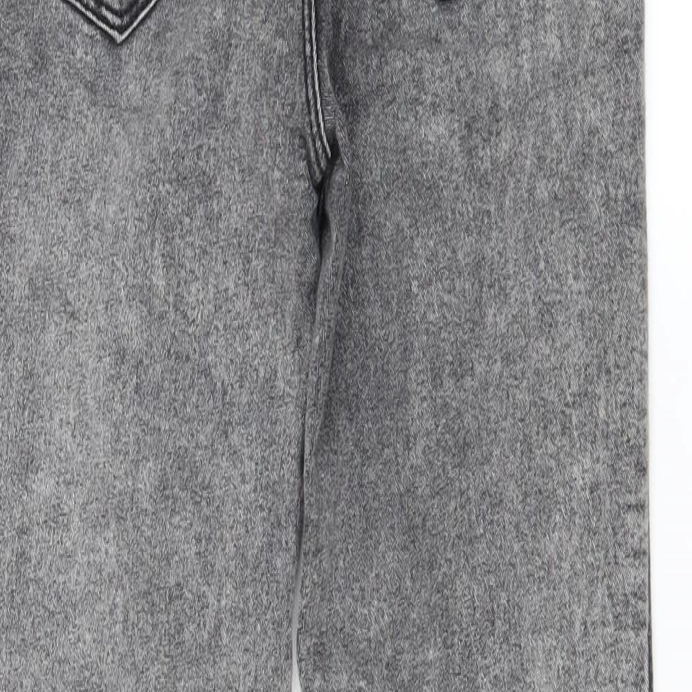Zara Womens Grey  Denim Skinny Jeans Size 8 L29 in