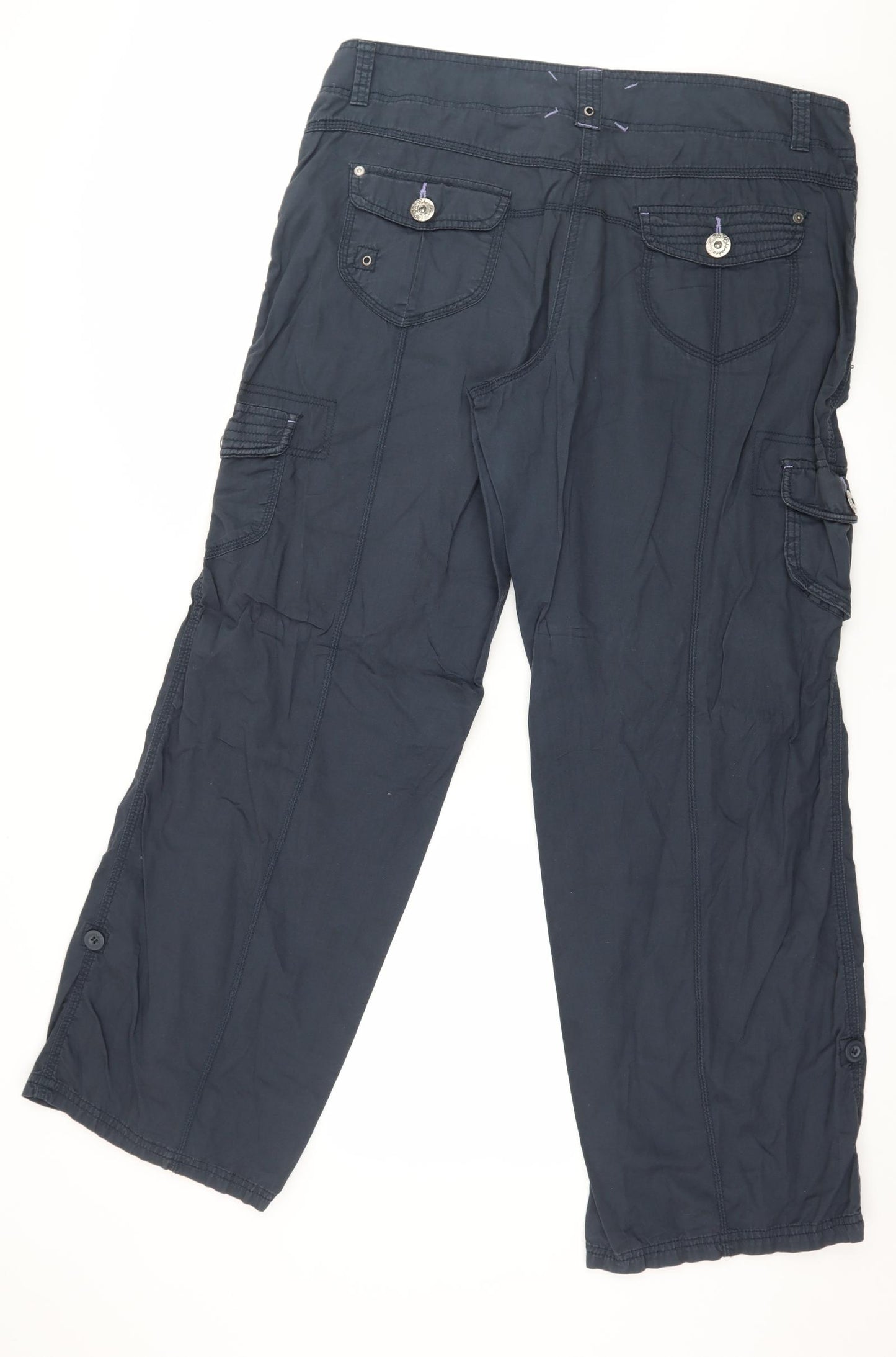 Cherokee Womens Blue   Cargo Trousers Size 16 L31 in