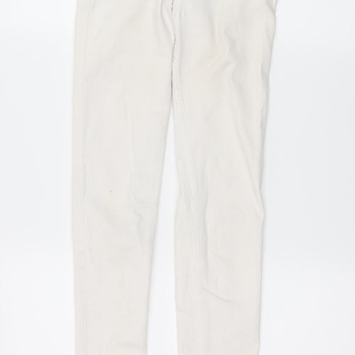 Topshop Womens Ivory  Denim Skinny Jeans Size 26 in L28 in
