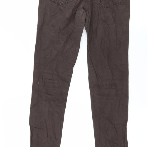 Pieces Womens Brown  Denim Jegging Jeans Size S L29 in