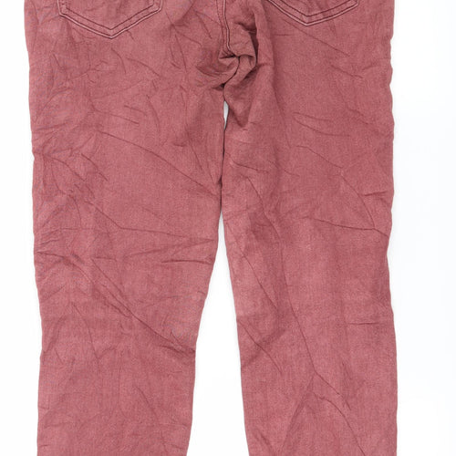 Pieces Womens Pink  Jersey Capri Leggings Size S L29 in