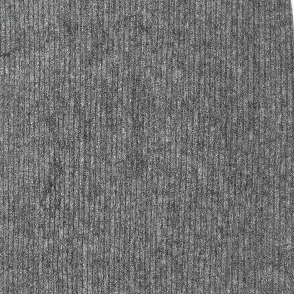 F&F Womens Grey  Knit Straight & Pencil Skirt Size 14