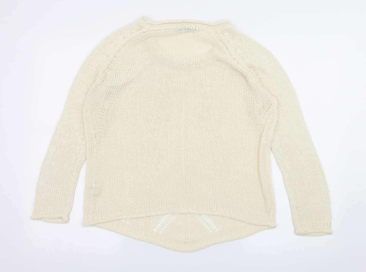 Atmosphere Womens Ivory  Knit Pullover Jumper Size 12
