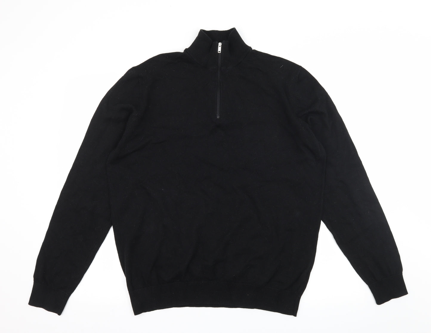 Burton Mens Black  Knit Pullover Jumper Size L