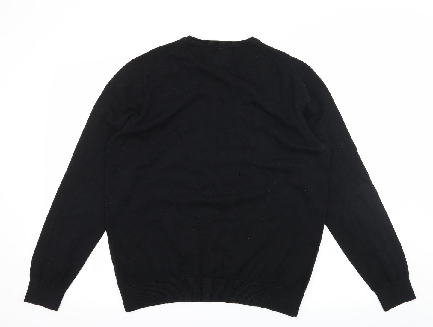 Burton Mens Black  Knit Pullover Jumper Size L