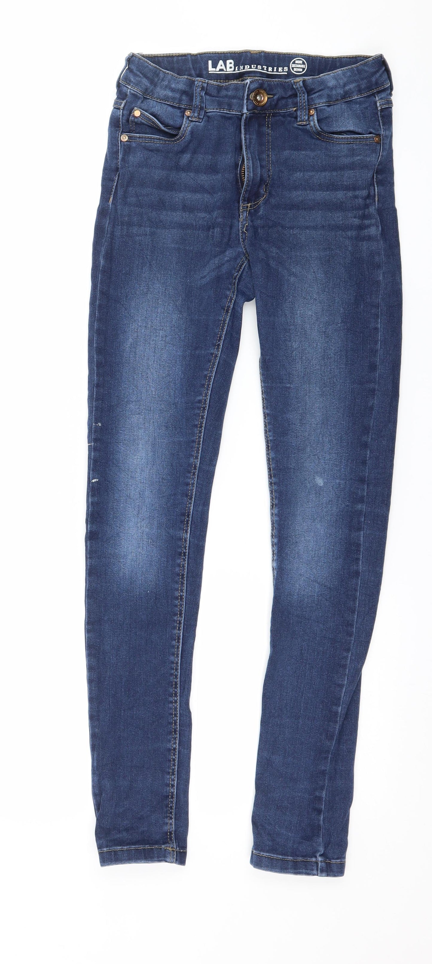Lab Industries Boys Blue  Denim Skinny Jeans Size 11 Years