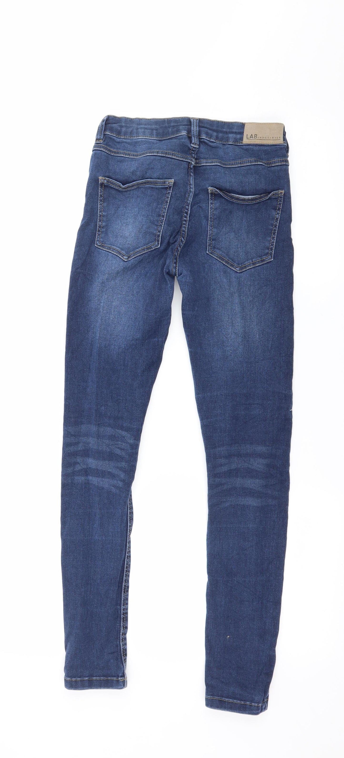 Lab Industries Boys Blue  Denim Skinny Jeans Size 11 Years