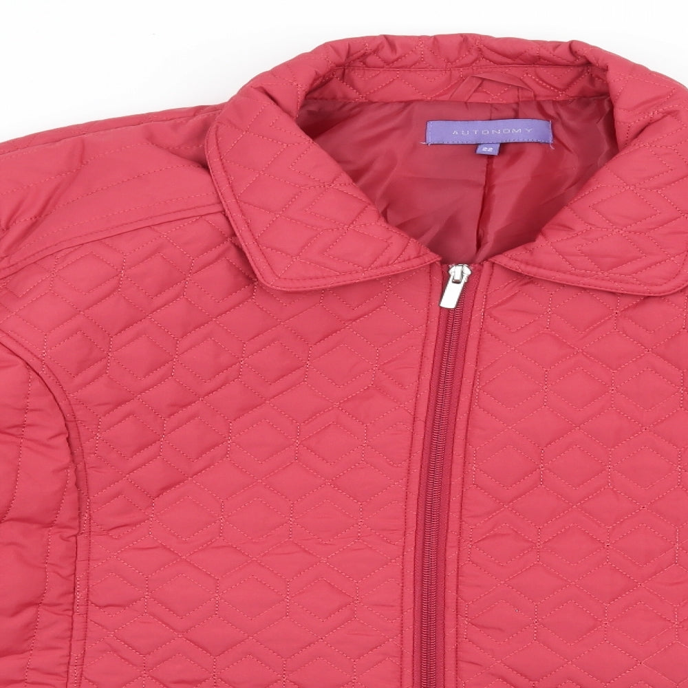 Autonomy Womens Pink   Jacket Coat Size 22