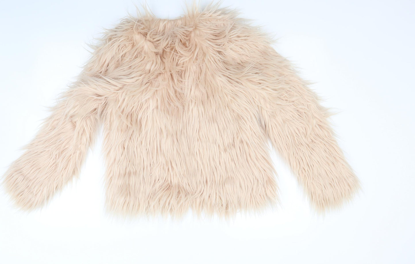 Lanshifei Womens Beige   Bomber Jacket Coat Size M