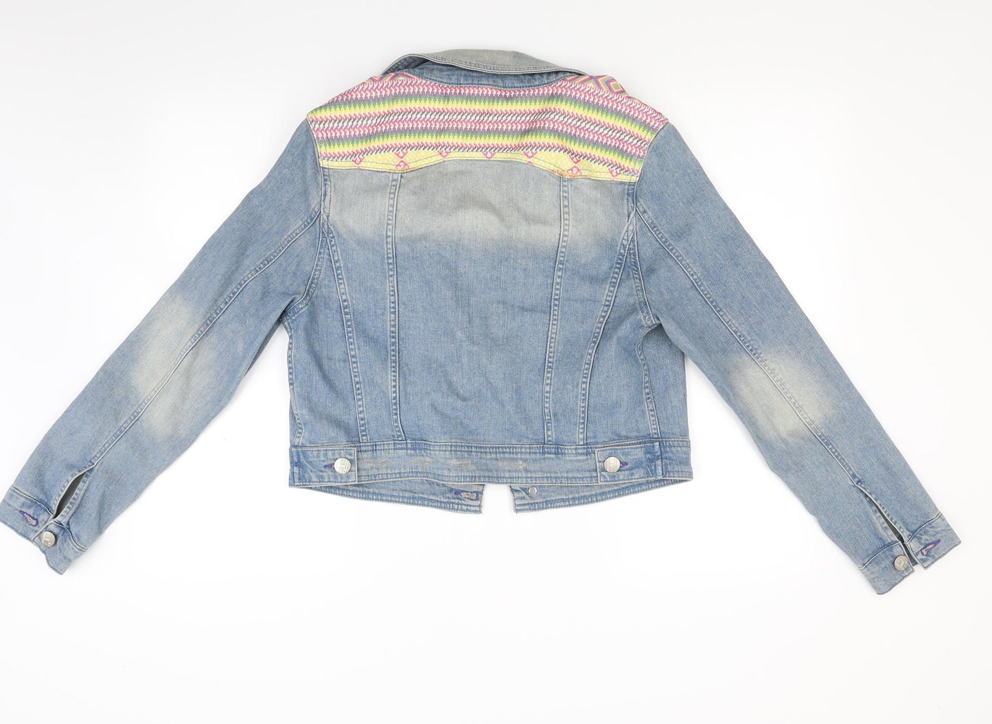 By Henry Holland Womens Blue  Denim Jacket Coat Size 16