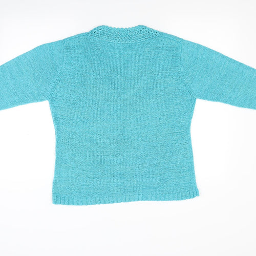 Paramour Womens Green  Knit Pullover Jumper Size L
