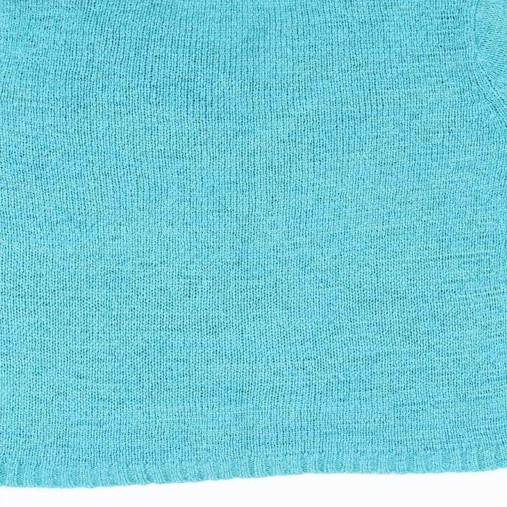 Paramour Womens Green  Knit Pullover Jumper Size L