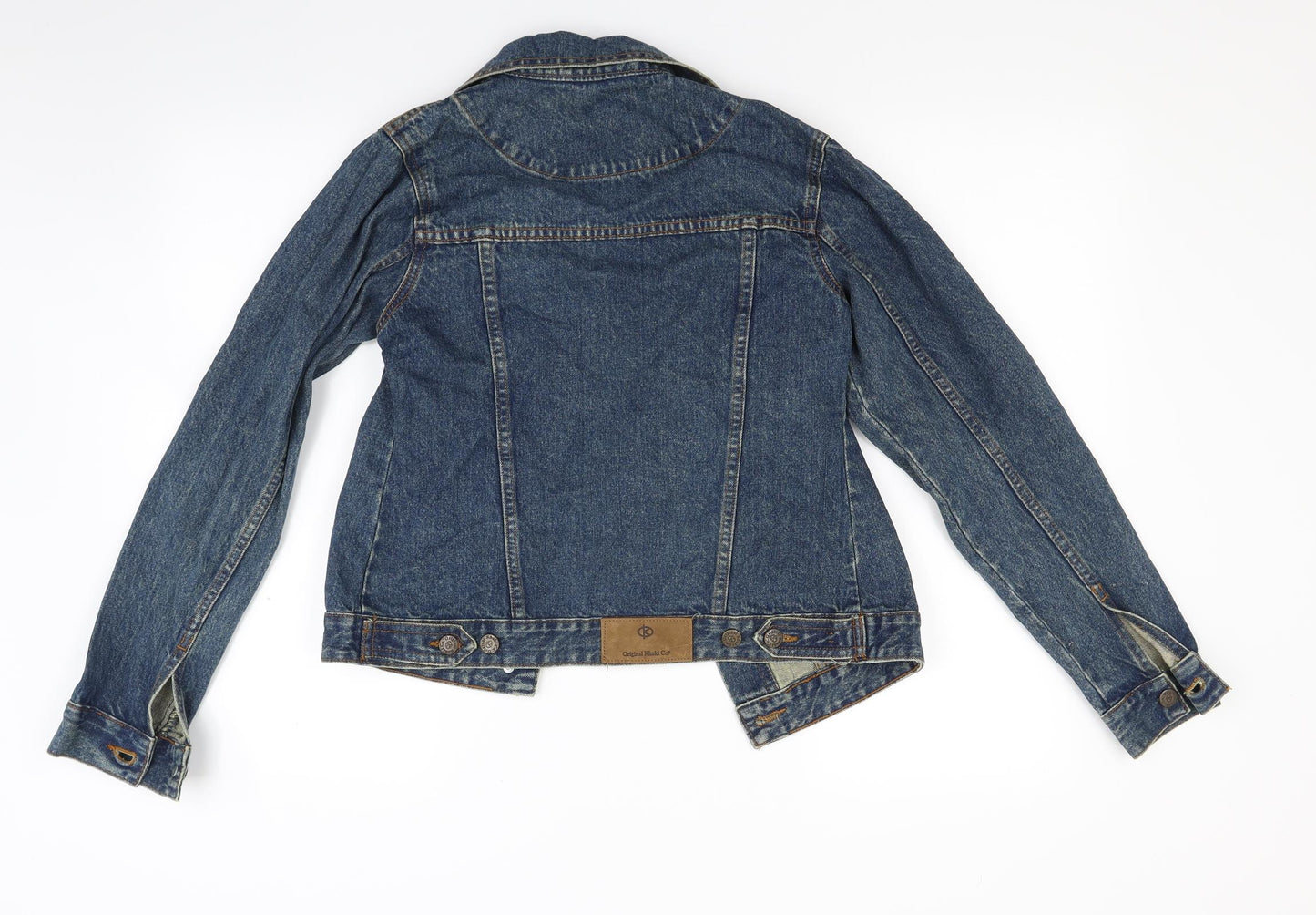 Original Khaki company Womens Blue  Denim Jacket Coat Size S