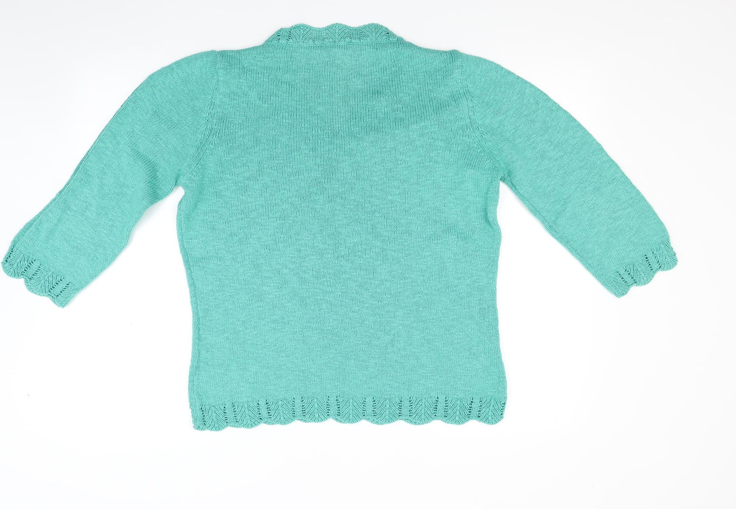 Per Una Womens Green  Knit Pullover Jumper Size M