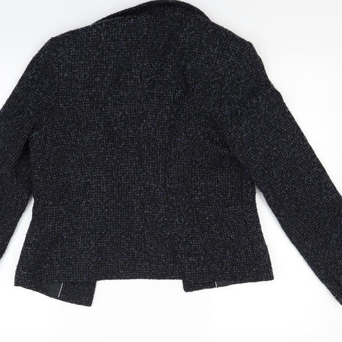 NEXT Womens Blue  Knit Jacket Blazer Size 10