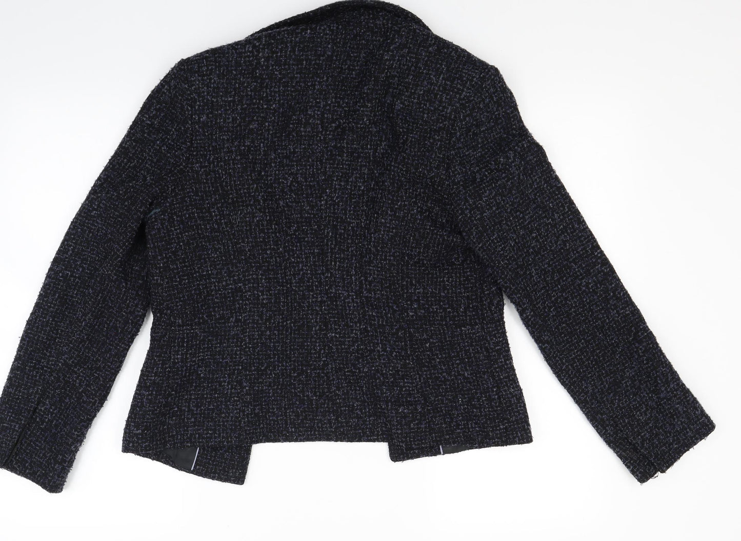 NEXT Womens Blue  Knit Jacket Blazer Size 10