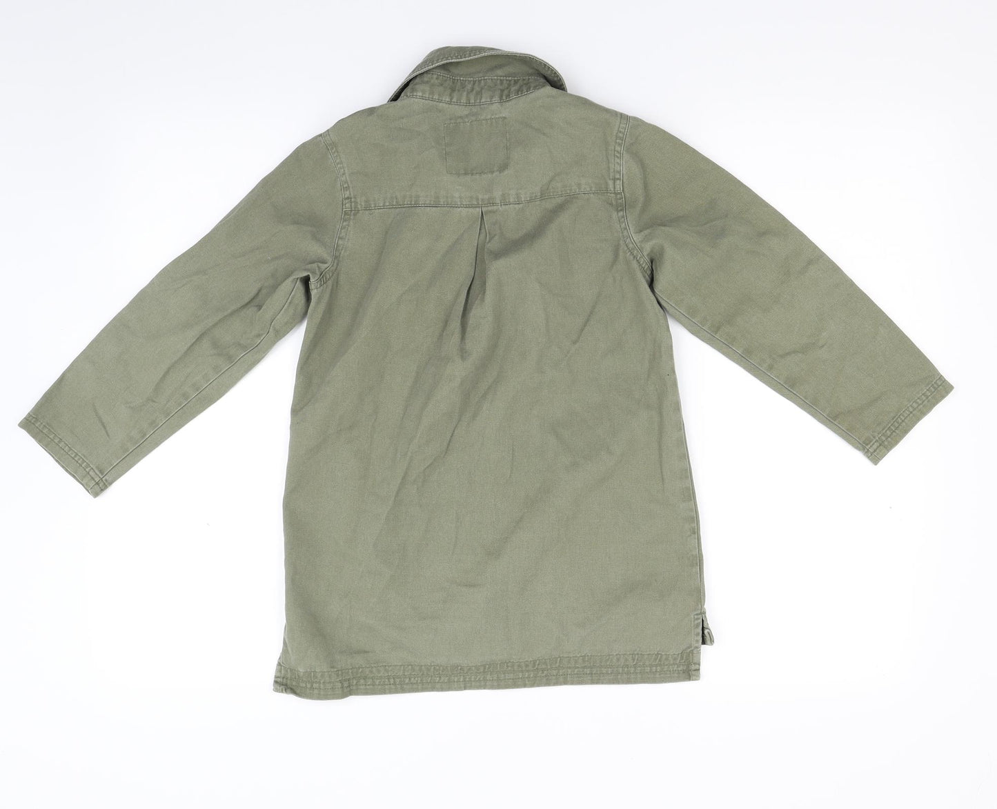 Matalan Girls Green  Denim Jacket Coat Size M