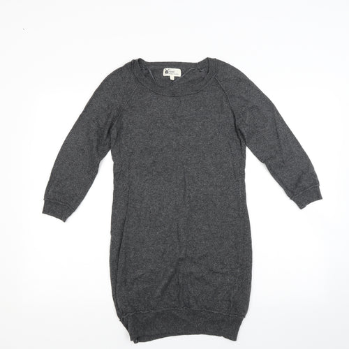NEXT Womens Grey  Knit Jumper Dress  Size 6