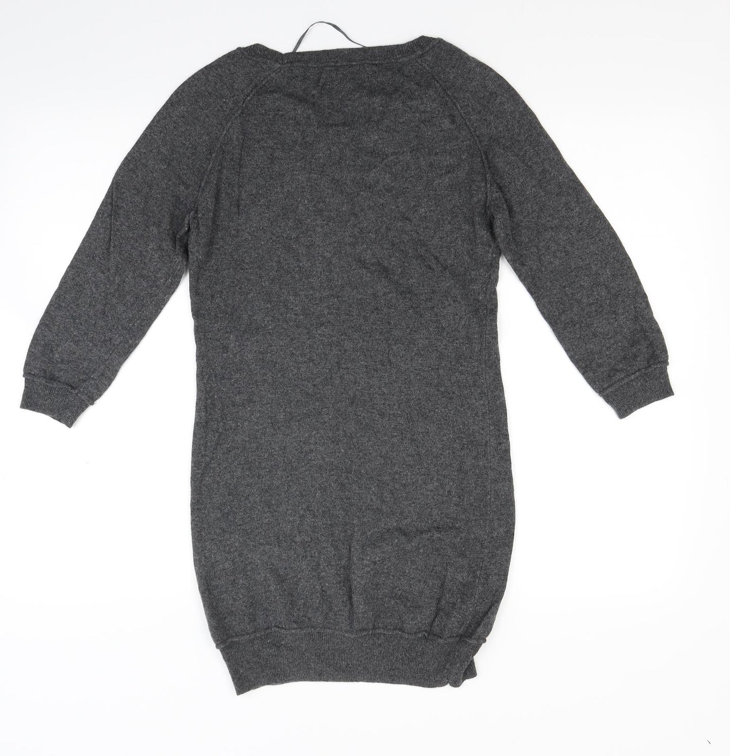 NEXT Womens Grey  Knit Jumper Dress  Size 6