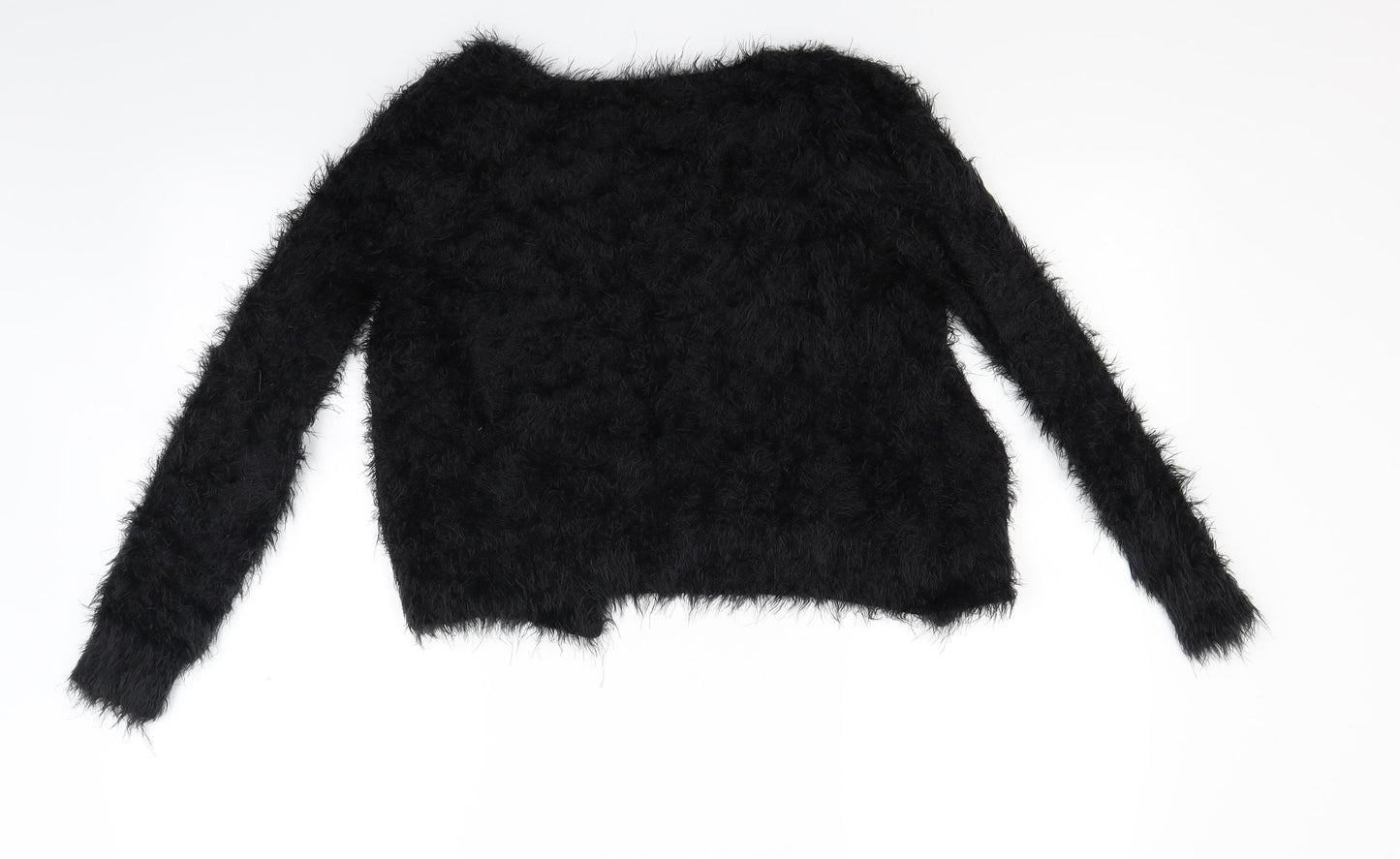 F&F Womens Black  Knit Cardigan Jumper Size 10