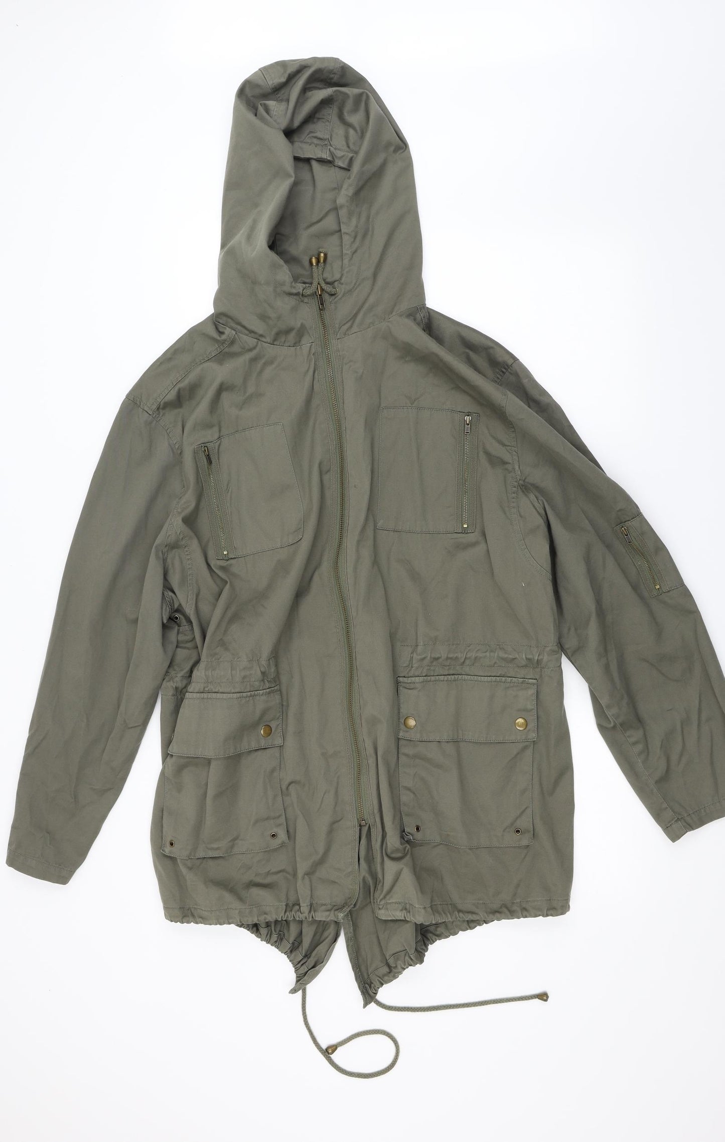 Etam Womens Green   Parka Coat Size 22
