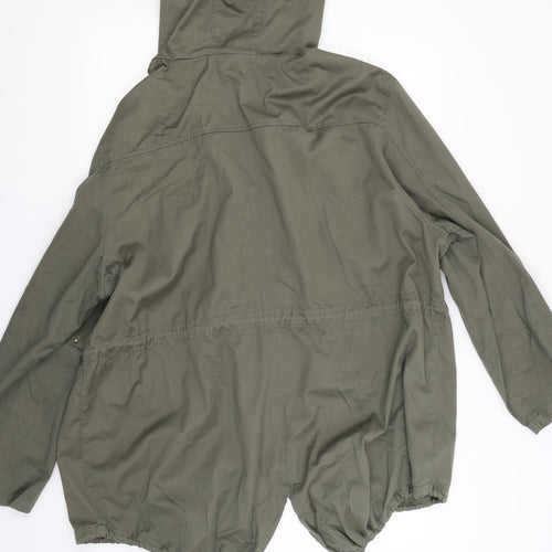 Etam Womens Green   Parka Coat Size 22