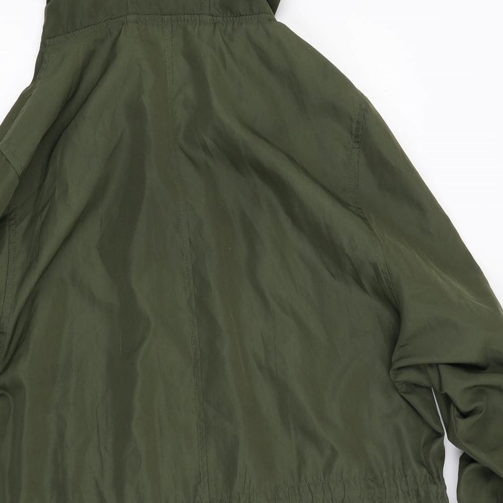 Parka in a Pocket Mens Green   Parka Coat Size L