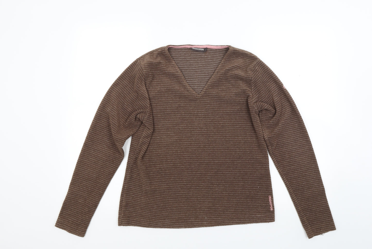 Craghoppers Womens Brown  Knit Pullover Jumper Size 12