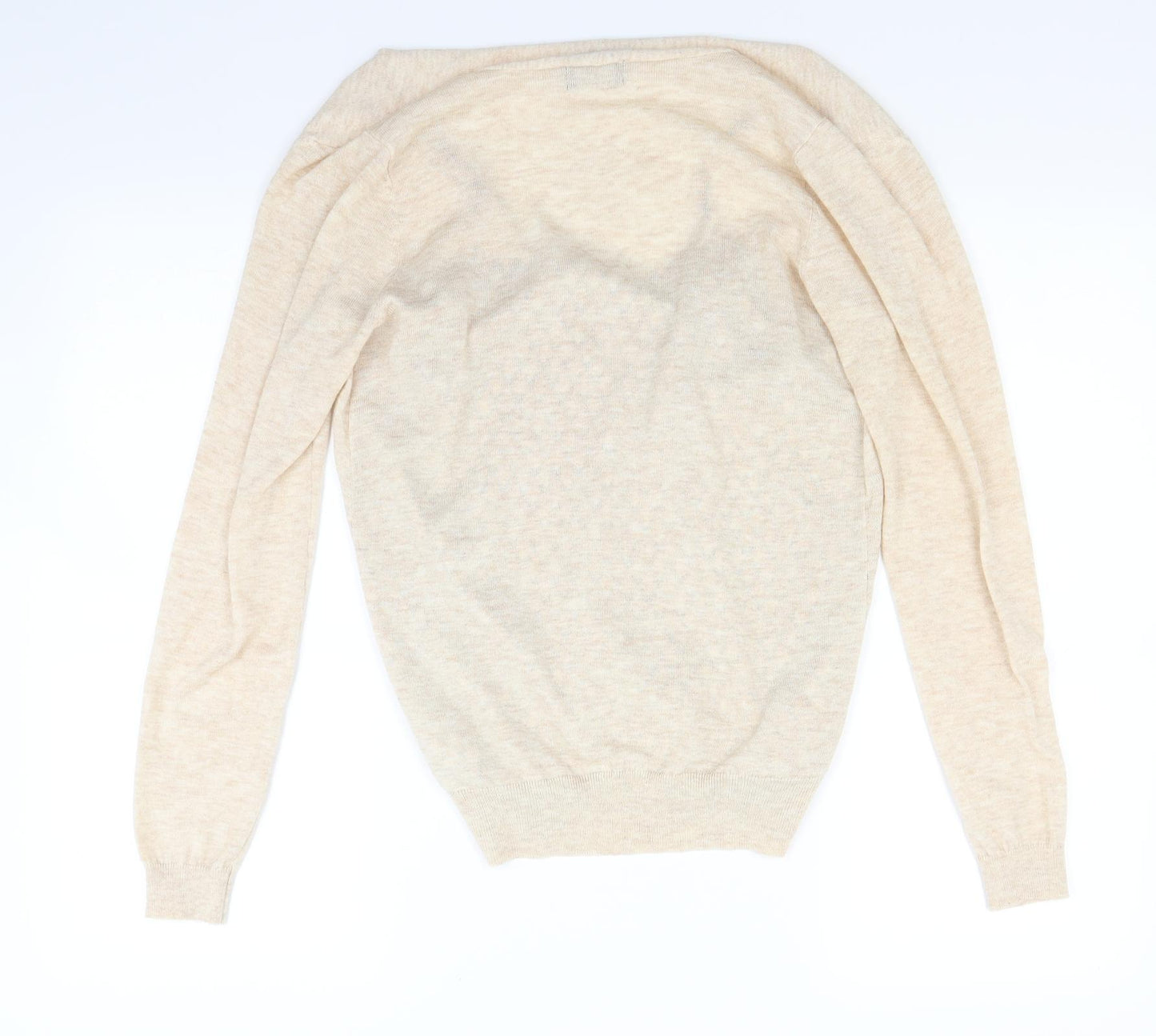 F&F Womens Beige  Knit Pullover Jumper Size 6