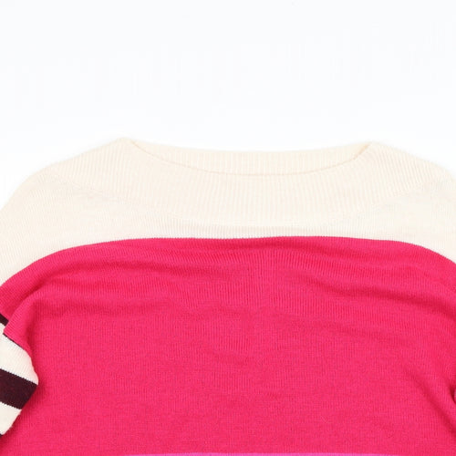 Roman Womens Multicoloured Striped Knit Pullover Jumper Size 18