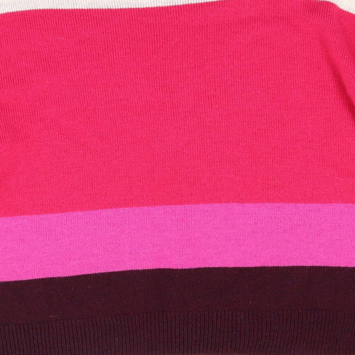 Roman Womens Multicoloured Striped Knit Pullover Jumper Size 18