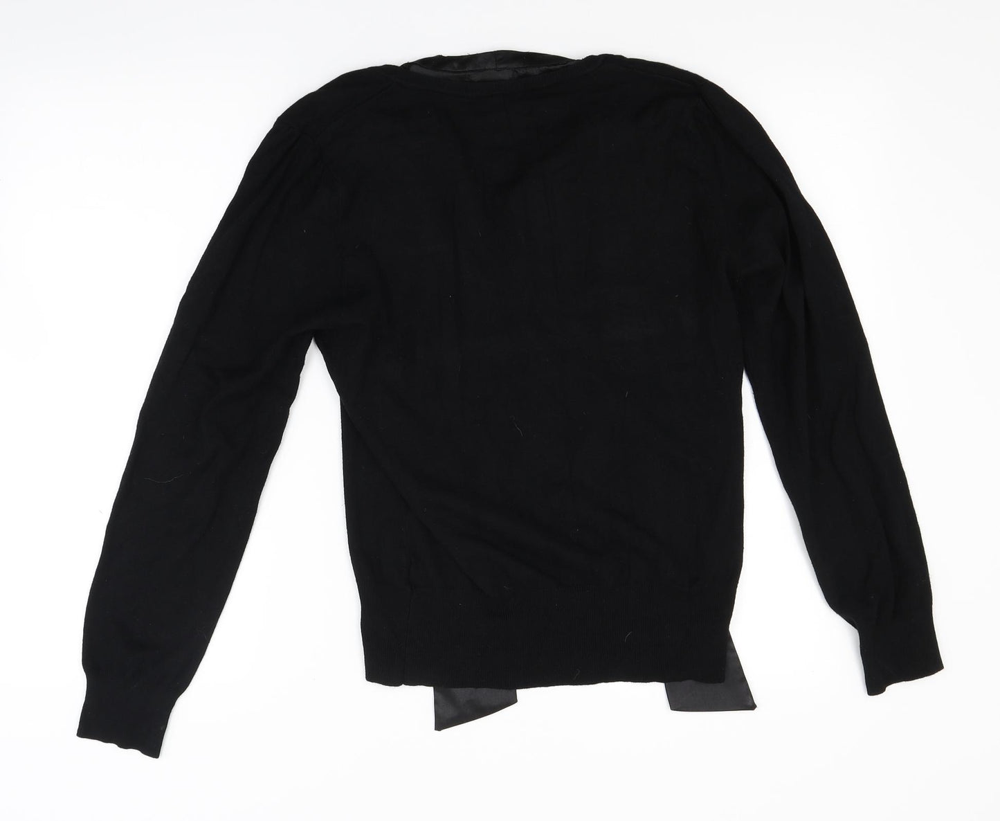 F&F Womens Black  Knit Pullover Jumper Size 12