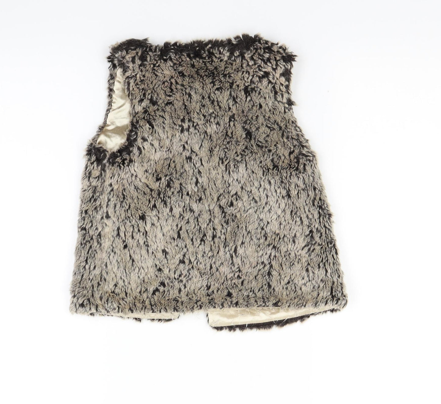 F&F Girls Brown   Gilet Coat Size 3-4 Years