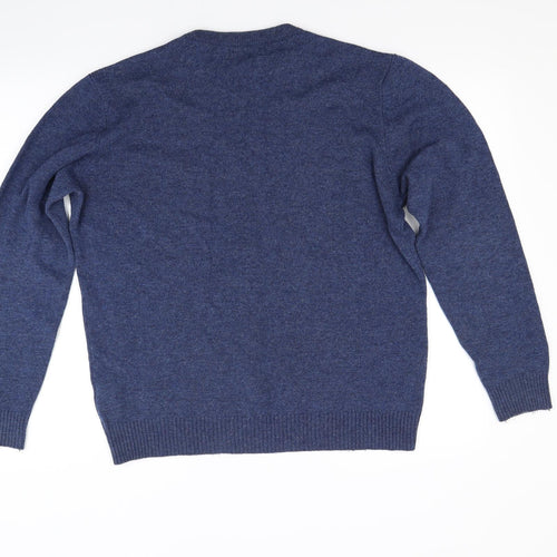 Marks and Spencer Mens Blue  Knit Pullover Jumper Size M