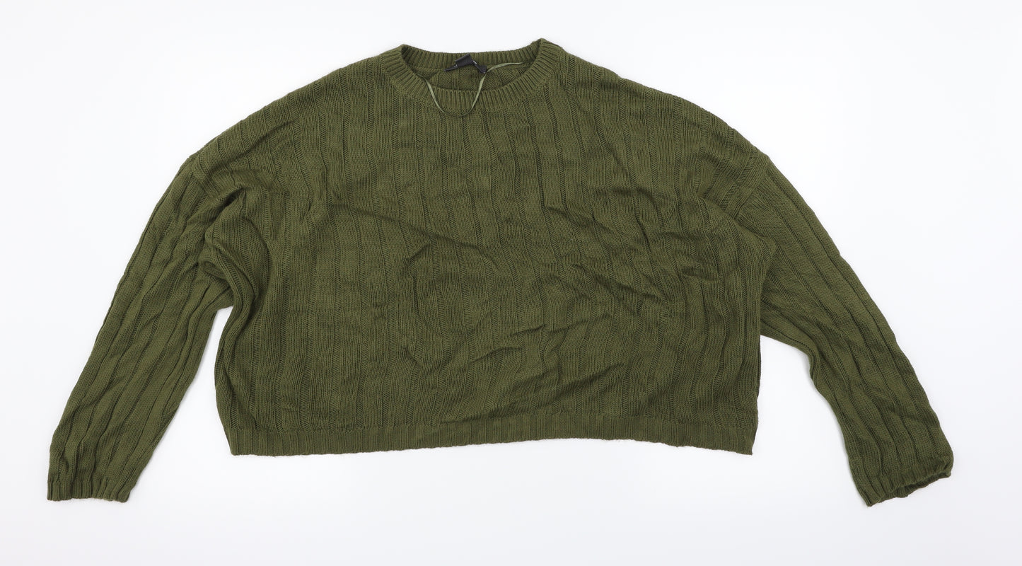 Primark Womens Green   Pullover Jumper Size 12