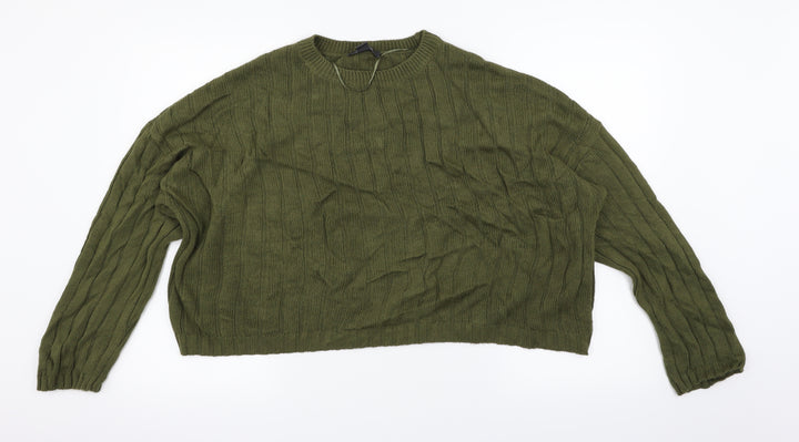 Primark Womens Green   Pullover Jumper Size 12