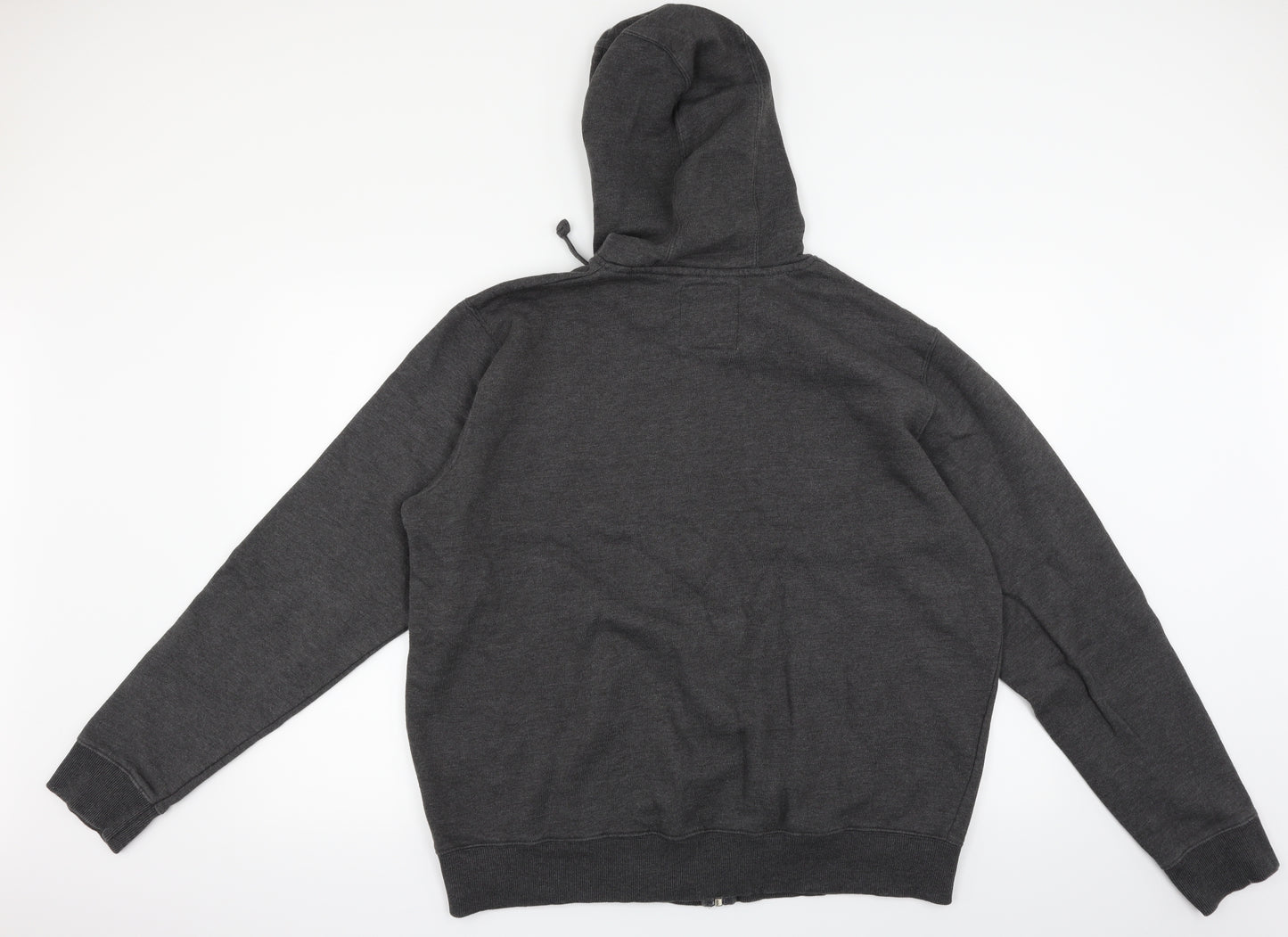 Burton Mens Grey   Full Zip Hoodie Size 2XL