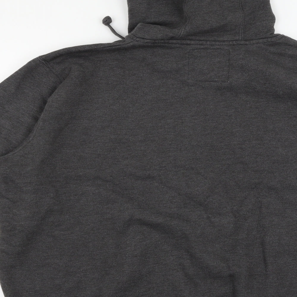 Burton Mens Grey   Full Zip Hoodie Size 2XL