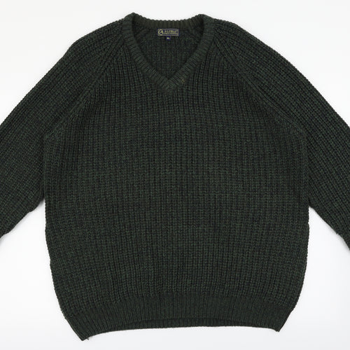P.G Field Mens Green   Pullover Jumper Size XL