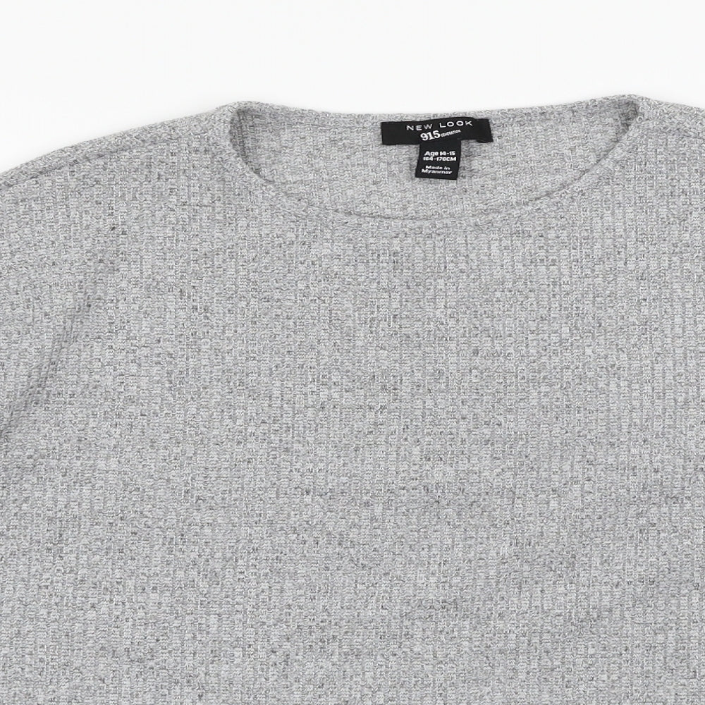 New Look Girls Grey   Pullover Jumper Size 14-15 Years