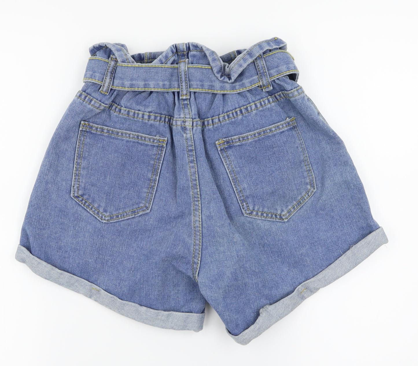 SheIn Womens Blue  Denim Hot Pants Shorts Size S