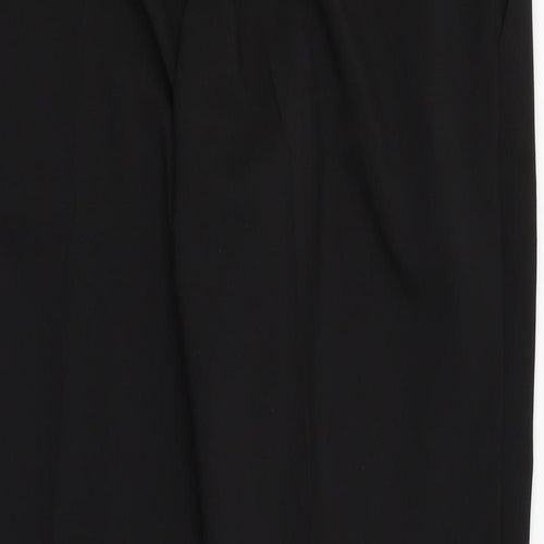 Select Womens Black   Dress Pants Trousers Size 18 L31 in - comes with belt