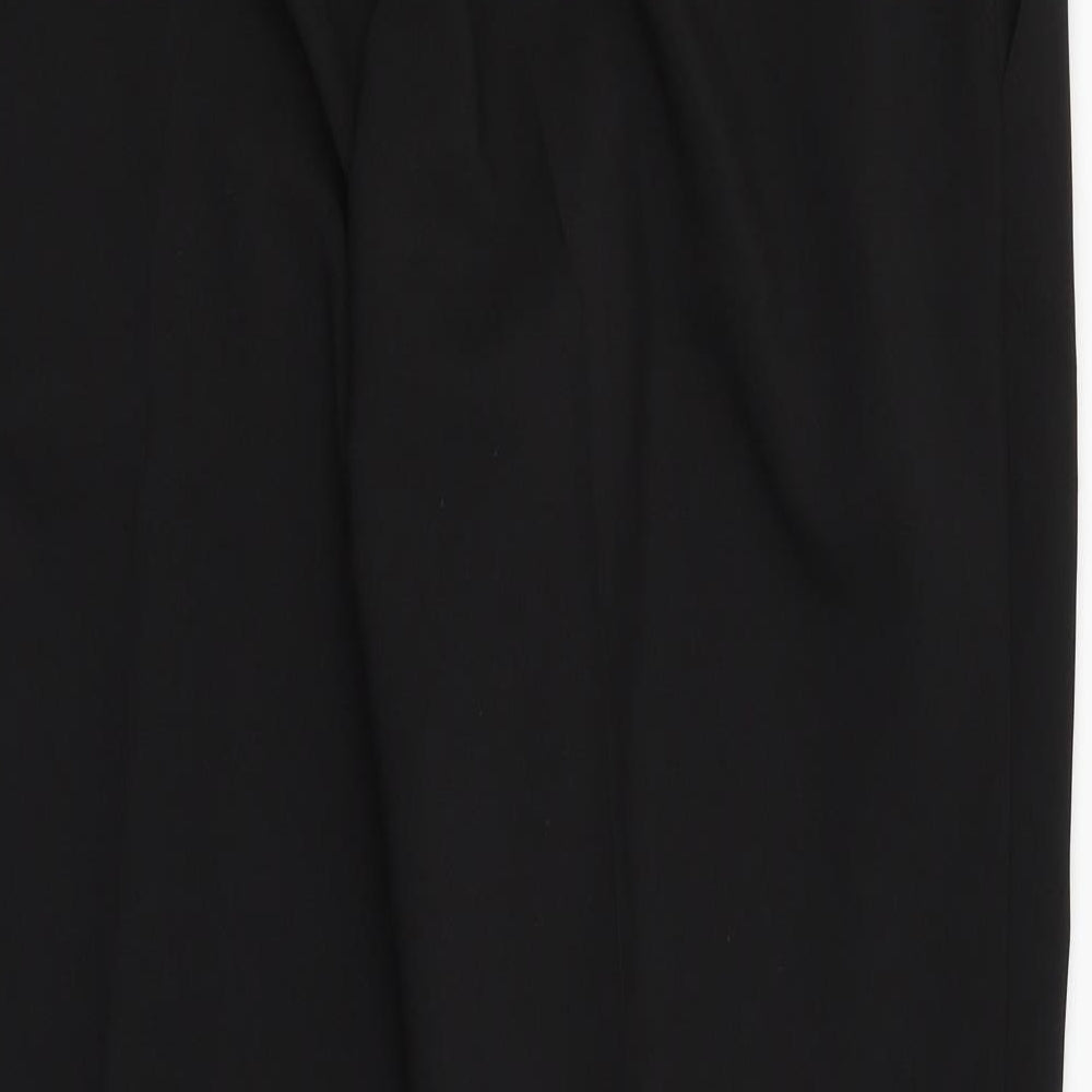 Select Womens Black   Dress Pants Trousers Size 18 L31 in - comes with belt