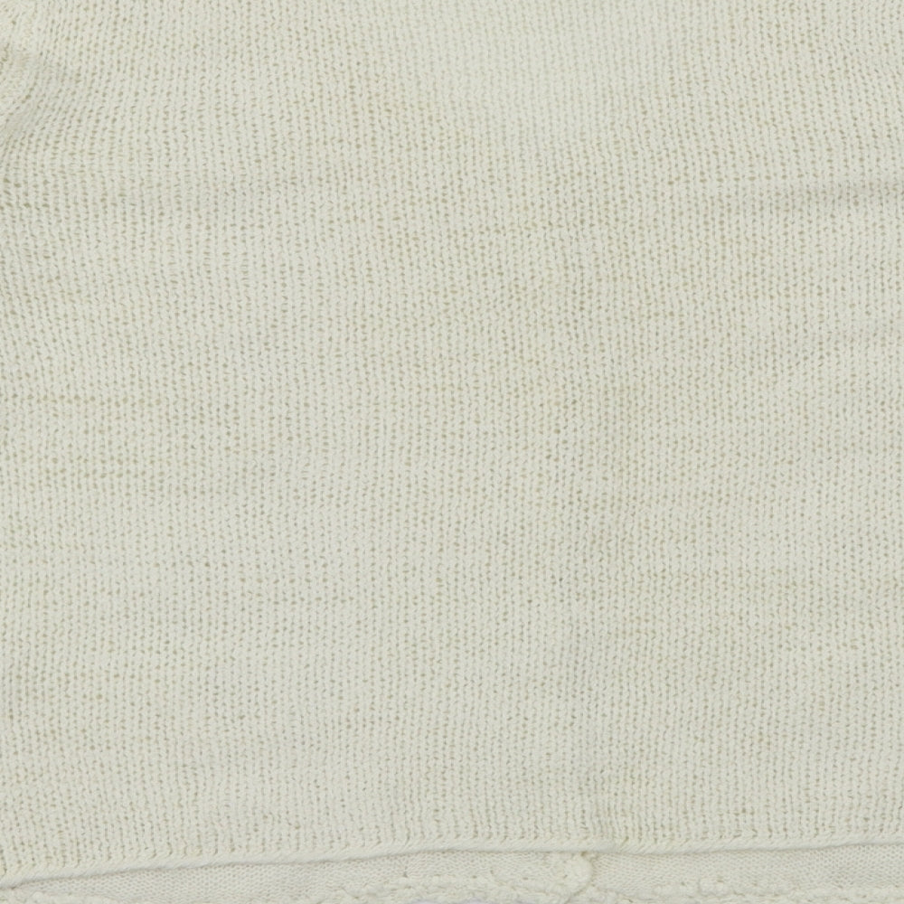 Runa Womens White   Cardigan Jumper Size L