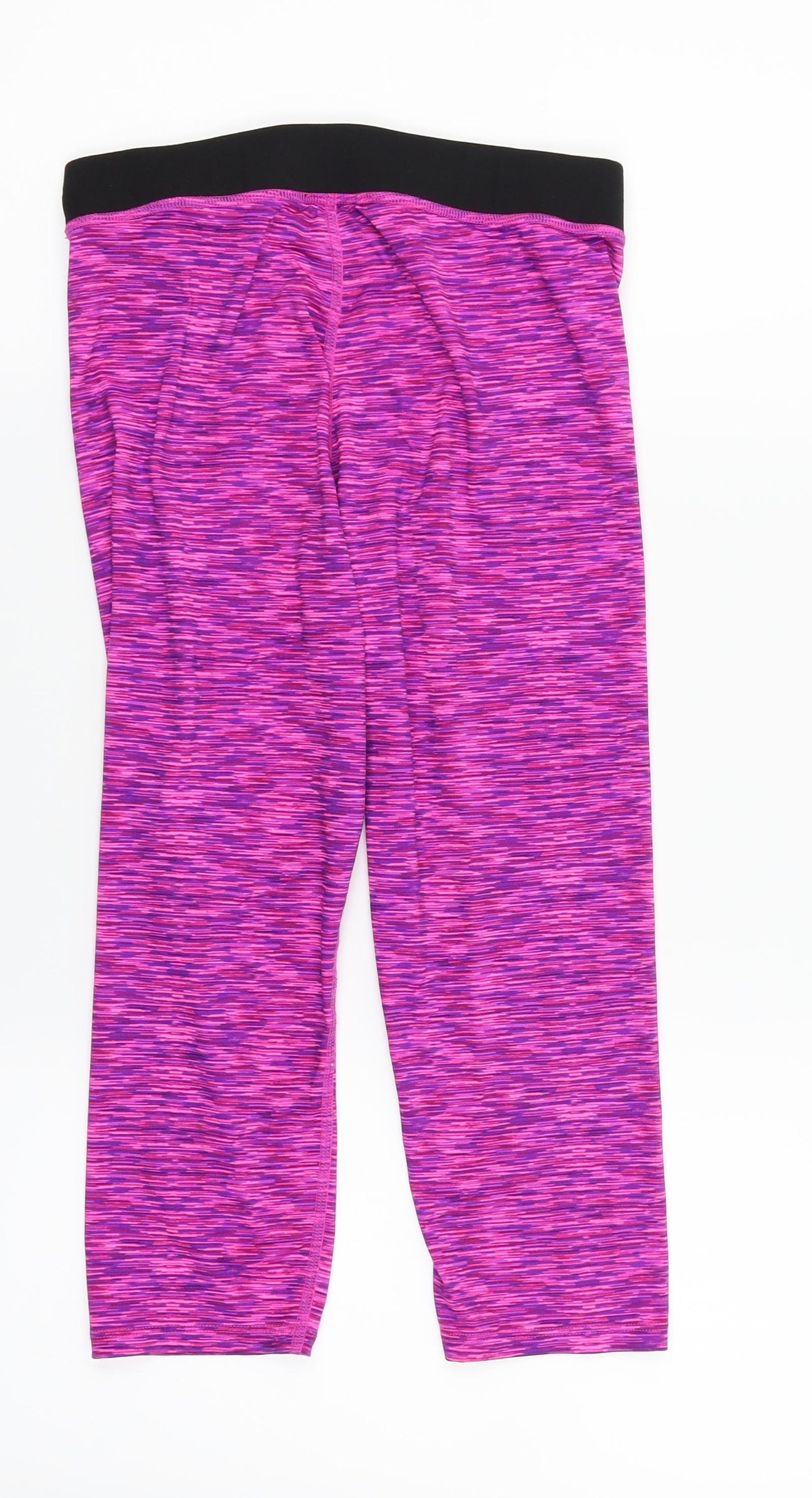 H&M Girls Pink Herringbone  Jogger Trousers Size 11-12 Years