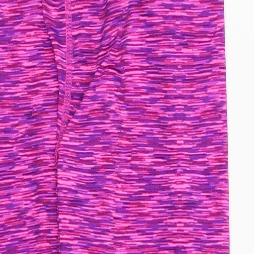 H&M Girls Pink Herringbone  Jogger Trousers Size 11-12 Years