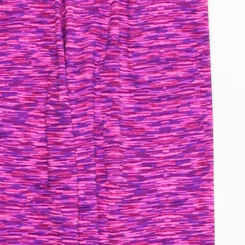 H&M Girls Pink Herringbone  Jogger Trousers Size 11-12 Years