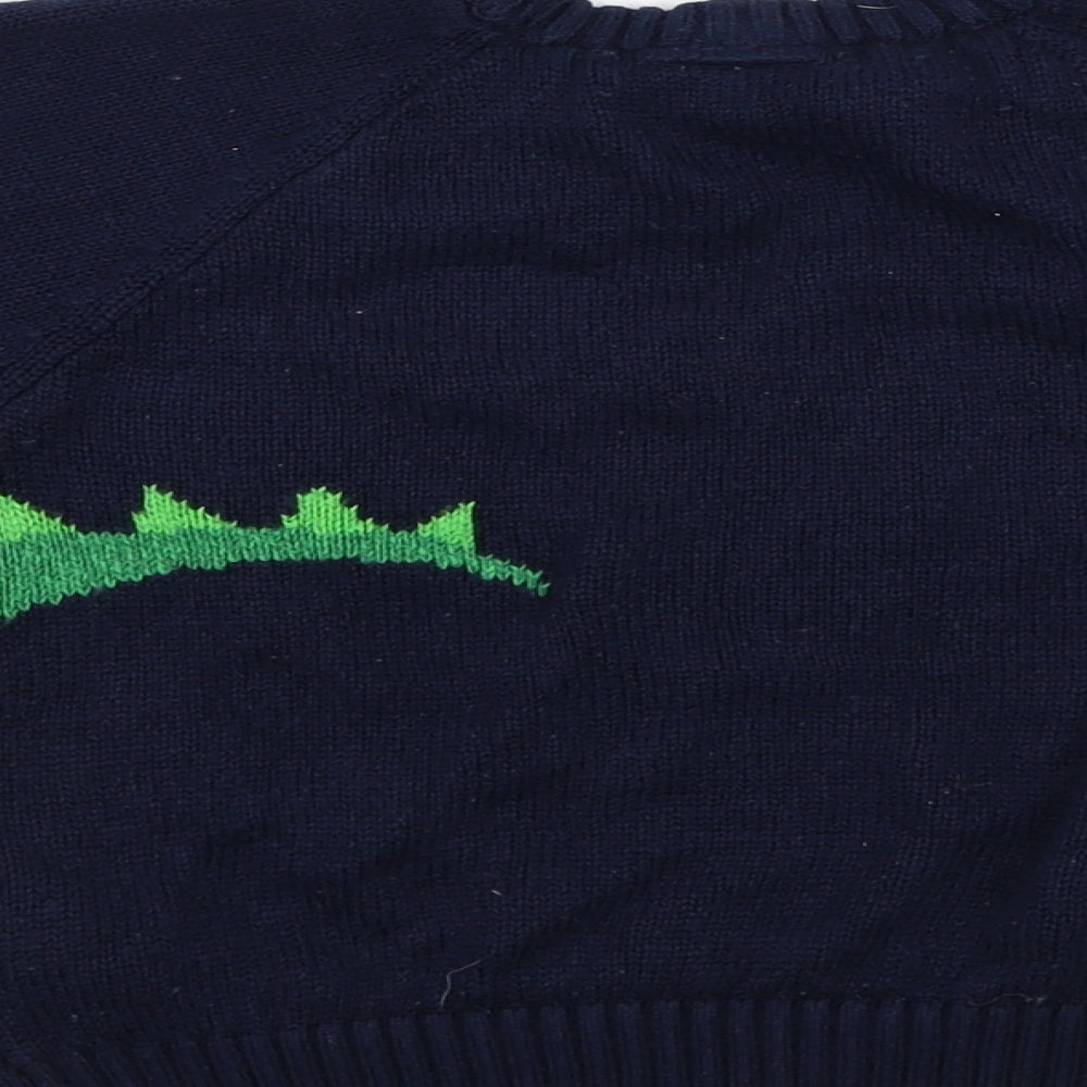 F&F Boys Blue   Pullover Jumper Size 3-4 Years  - Dinosaur