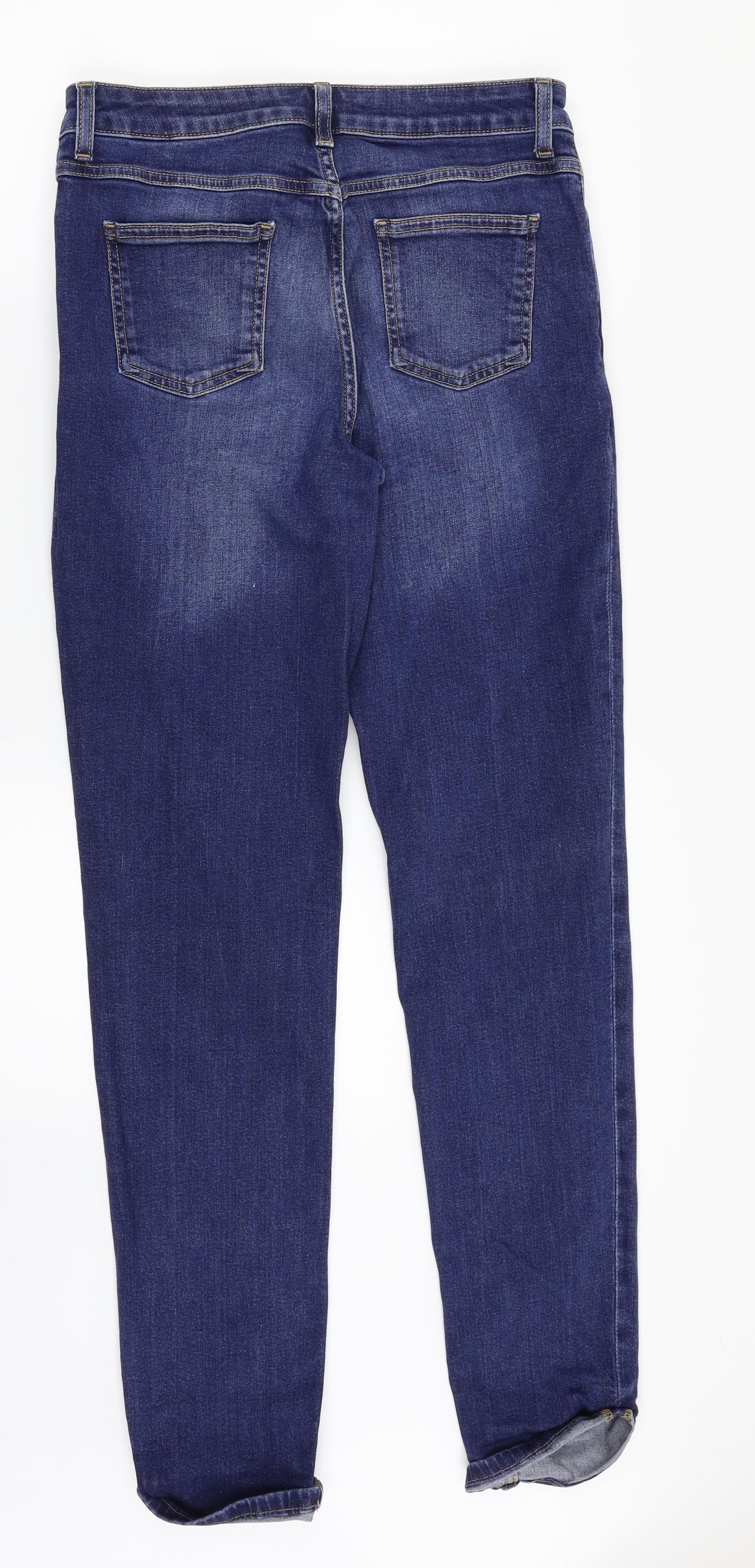 M&S Womens Blue  Denim Skinny Jeans Size 10 L30 in